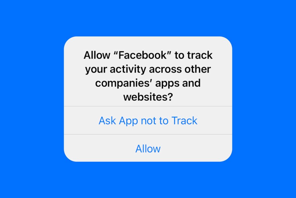 Ask not to track